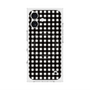 プレミアムスクエアケース with MagSafe［ Checkered Purple - ギンガムチェック ブラック ］