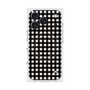 プレミアムスクエアケース with MagSafe［ Checkered Purple - ギンガムチェック ブラック ］