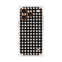 プレミアムスクエアケース with MagSafe［ Checkered Purple - ギンガムチェック ブラック ］