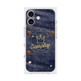 プレミアムスクエアケース with MagSafe［ Denim Used Jeans - デニム・ユーズド・ジーンズ ］