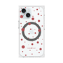 プレミアムスクエアケース with MagSafe［ Dippin dots Red - ディッピンドッツ レッド ］