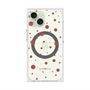 プレミアムスクエアケース with MagSafe［ Dippin dots Red - ディッピンドッツ レッド ］