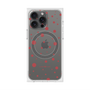 プレミアムスクエアケース with MagSafe［ Dippin dots Red - ディッピンドッツ レッド ］