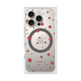 プレミアムスクエアケース with MagSafe［ Dippin dots Red - ディッピンドッツ レッド ］