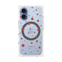 プレミアムスクエアケース with MagSafe［ Dippin dots Red - ディッピンドッツ レッド ］