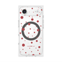 プレミアムスクエアケース with MagSafe［ Dippin dots Red - ディッピンドッツ レッド ］