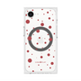 プレミアムスクエアケース with MagSafe［ Dippin dots Red - ディッピンドッツ レッド ］