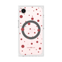 プレミアムスクエアケース with MagSafe［ Dippin dots Red - ディッピンドッツ レッド ］