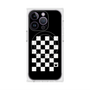 プレミアムスクエアケース with MagSafe［ Racing checkered flag - レーシングチェッカーフラッグ ］