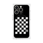 プレミアムスクエアケース with MagSafe［ Racing checkered flag - レーシングチェッカーフラッグ ］