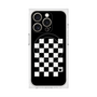 プレミアムスクエアケース with MagSafe［ Racing checkered flag - レーシングチェッカーフラッグ ］