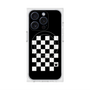 プレミアムスクエアケース with MagSafe［ Racing checkered flag - レーシングチェッカーフラッグ ］