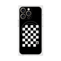 プレミアムスクエアケース with MagSafe［ Racing checkered flag - レーシングチェッカーフラッグ ］