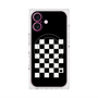 プレミアムスクエアケース with MagSafe［ Racing checkered flag - レーシングチェッカーフラッグ ］