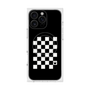 プレミアムスクエアケース with MagSafe［ Racing checkered flag - レーシングチェッカーフラッグ ］