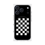 プレミアムスクエアケース with MagSafe［ Racing checkered flag - レーシングチェッカーフラッグ ］