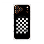 プレミアムスクエアケース with MagSafe［ Racing checkered flag - レーシングチェッカーフラッグ ］