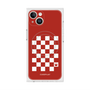 プレミアムスクエアケース with MagSafe［ Racing checkered flag Red - レーシングチェッカーフラッグ レッド ］