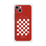プレミアムスクエアケース with MagSafe［ Racing checkered flag Red - レーシングチェッカーフラッグ レッド ］