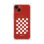 プレミアムスクエアケース with MagSafe［ Racing checkered flag Red - レーシングチェッカーフラッグ レッド ］