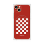 プレミアムスクエアケース with MagSafe［ Racing checkered flag Red - レーシングチェッカーフラッグ レッド ］
