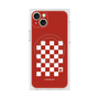 プレミアムスクエアケース with MagSafe［ Racing checkered flag Red - レーシングチェッカーフラッグ レッド ］