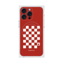 プレミアムスクエアケース with MagSafe［ Racing checkered flag Red - レーシングチェッカーフラッグ レッド ］