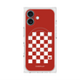 プレミアムスクエアケース with MagSafe［ Racing checkered flag Red - レーシングチェッカーフラッグ レッド ］