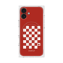 プレミアムスクエアケース with MagSafe［ Racing checkered flag Red - レーシングチェッカーフラッグ レッド ］