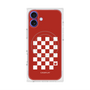 プレミアムスクエアケース with MagSafe［ Racing checkered flag Red - レーシングチェッカーフラッグ レッド ］