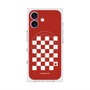 プレミアムスクエアケース with MagSafe［ Racing checkered flag Red - レーシングチェッカーフラッグ レッド ］