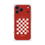 プレミアムスクエアケース with MagSafe［ Racing checkered flag Red - レーシングチェッカーフラッグ レッド ］