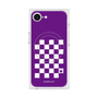 プレミアムスクエアケース with MagSafe［ Racing checkered flag Purple - レーシングチェッカーフラッグ パープル ］