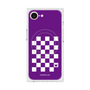 プレミアムスクエアケース with MagSafe［ Racing checkered flag Purple - レーシングチェッカーフラッグ パープル ］