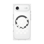 プレミアムスクエアケース with MagSafe［ Racing checkered flag White - レーシングチェッカーフラッグ ホワイト ］