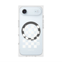 プレミアムスクエアケース with MagSafe［ Racing checkered flag White - レーシングチェッカーフラッグ ホワイト ］