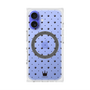 プレミアムスクエアケース with MagSafe［ CASEPLAY Crown dots Black - ケースプレイ・クラウン・ドッツ ブラック ］