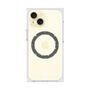 プレミアムスクエアケース with MagSafe［ CASEPLAY Crown dots White - ケースプレイ・クラウン・ドッツ ホワイト ］