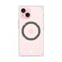 プレミアムスクエアケース with MagSafe［ CASEPLAY Crown dots White - ケースプレイ・クラウン・ドッツ ホワイト ］