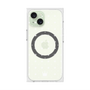 プレミアムスクエアケース with MagSafe［ CASEPLAY Crown dots White - ケースプレイ・クラウン・ドッツ ホワイト ］