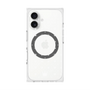 プレミアムスクエアケース with MagSafe［ CASEPLAY Crown dots White - ケースプレイ・クラウン・ドッツ ホワイト ］