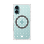 プレミアムスクエアケース with MagSafe［ CASEPLAY Crown dots White - ケースプレイ・クラウン・ドッツ ホワイト ］