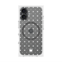 プレミアムスクエアケース with MagSafe［ CASEPLAY Crown dots White - ケースプレイ・クラウン・ドッツ ホワイト ］