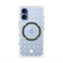 プレミアムスクエアケース with MagSafe［ CASEPLAY Crown dots White - ケースプレイ・クラウン・ドッツ ホワイト ］