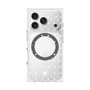 プレミアムスクエアケース with MagSafe［ CASEPLAY Crown dots White - ケースプレイ・クラウン・ドッツ ホワイト ］
