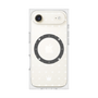 プレミアムスクエアケース with MagSafe［ CASEPLAY Crown dots White - ケースプレイ・クラウン・ドッツ ホワイト ］
