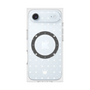 プレミアムスクエアケース with MagSafe［ CASEPLAY Crown dots White - ケースプレイ・クラウン・ドッツ ホワイト ］