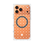プレミアムスクエアケース with MagSafe［ CASEPLAY Crown dots White - ケースプレイ・クラウン・ドッツ ホワイト ］