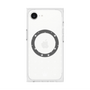 プレミアムスクエアケース with MagSafe［ CASEPLAY Crown dots White - ケースプレイ・クラウン・ドッツ ホワイト ］