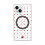 プレミアムスクエアケース with MagSafe［ CASEPLAY Crown dots Red - ケースプレイ・クラウン・ドッツ レッド ］